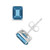 Blue Topaz (3-3/4 ct. t.w.) Stud Earrings in Sterling Silver