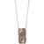 Chocolate Diamond (1-1/2 ct. t.w.) & Vanilla Diamond (1/10 ct. t.w.) Crossover Vertical Bar 18" Pendant Necklace in 14k Rose Gold