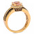 Peach Morganite (1-1/3 ct.-t.w.) & Diamond (5/8 ct. t.w.) Ring in 14k Rose Gold (Also Available White Gold or Yellow Gold)