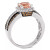 Peach Morganite (1-1/3 ct.-t.w.) & Diamond (5/8 ct. t.w.) Ring in 14k Rose Gold (Also Available White Gold or Yellow Gold)