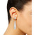 Crystal Pavé Elongated Drop Earrings