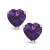Blue Topaz (2  ct. t.w.) Stud Earrings in Sterling Silver. Also Available in Amethyst (1-1/3 ct. t.w.)