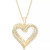 Diamond Heart Pendant 18" Necklace (1/2 ct. t.w.) in 10k White, Yellow or Rose Gold.