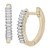 Diamond Baguette Small Hoop Earrings (1/6 ct. t.w.) in 14k  Gold, Created for Macy's
