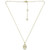 Cubic Zirconia Hamsa Hand Openwork Pendant Necklace in 14k Gold-Plated Sterling Silver, 16" + 2" extender, Created for Macy's