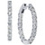 Diamond Hoop Earrings in 14k White Gold (4 ct. t.w.)