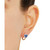 Lapis Lazuli & White Topaz (1/5 ct. t.w.) Heart Huggie Hoop Earrings in 10k Gold (Also in Malachite)