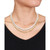 Cultured Freshwater Pearl (7-7-1/2mm) & Paperclip Link Layered 18" Statement Necklace in 18k Gold-Plated Sterling Silver