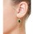 EFFY® Emerald (3-1/20 ct. t.w.) & Diamond (1/5 ct. t.w.) Pear Halo Drop Earrings in 14k Gold