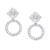 Diamond 1/5 ct. t.w. Round Drop Miracle Plate Stud Earrings in Sterling Silver