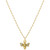 Cubic Zirconia Bee Pendant Necklace in Gold-Plated Sterling Silver, 16" + 2" extender, Created for Macy's