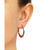Polished Two-Tone Hoop Earrings in 14k Gold & White Rhodium-Plate