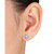 Lab-Created Moissanite Snowflake Cluster Stud Earrings (1-1/3 ct. t.w.) in 10k White Gold