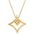 Nude Diamond (1/3 ct. t.w.) & Chocolate Diamond (1/5 ct. t.w.) Geometric Pendant Necklace in 14k Gold, 18" + 2" extender