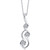 Sirena Diamond Swirl Pendant Necklace (1/10 ct. t.w.) in 14k White Gold