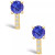 Tanzanite (1-5/8 Ct. t.w.) and Diamond (1/8 Ct. t.w.) Stud Earrings