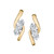 Diamond (1/3 ct. t.w.) Earrings in 14k Yellow and White Gold