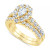 Certified Diamond Pear Halo Bridal Set (2 ct. t.w.) in 18K White, Yellow or Rose Gold