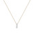 Diamond Baguette Vertical Bar 18" Pendant Necklace (1/6 ct. t.w.) in 14k Gold, Created for Macy's