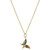 Cubic Zirconia Butterfly Pendant Necklace in 18k Gold-Plated Sterling Silver, 16" + 2" extender, Created for Macy's