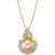 Cultured Golden South Sea Pearl (11mm) & Diamond (1/3 ct. t.w.) 18" Pendant Necklace in 14k Gold