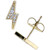 Diamond Lightning Bolt Stud Earrings (1/10 ct. t.w.) in 14k Gold
