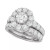 Certified Diamond Bridal Set (4 ct. t.w.) in 18k White, Yellow or Rose Gold