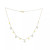 Freshwater Pearl (7-8mm) & Polished Star Dangle Collar Necklace in 18k Gold-Plated Sterling Silver (Also with Hearts)