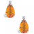 Citrine (1-7/8 ct. t.w.) and Diamond Accent Stud Earrings in 14K Yellow Gold or 14K White Gold