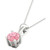 Lab-Created Pink Diamond Solitaire 18" Pendant Necklace (1/5 ct. t.w.) in Sterling Silver