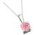 Lab-Created Pink Diamond Solitaire 18" Pendant Necklace (1/5 ct. t.w.) in Sterling Silver