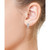 EFFY® Diamond Curved Drop Earrings (1/10 ct. t.w.) in Sterling Silver