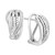 EFFY® Diamond Curved Drop Earrings (1/10 ct. t.w.) in Sterling Silver
