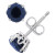 Sapphire Solitaire Stud Earrings (1-1/5 ct. t.w.) in Sterling Silver (Also in Ruby & Emerald)