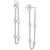 EFFY® Diamond Chain Drop Earrings (1/2 ct. t.w.) in 14k White Gold