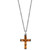 EFFY® Citrine Cross 18" Pendant Necklace (5 ct. t.w.) in Sterling Silver