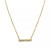 Cubic Zirconia Bar Pendant Necklace, 16" + 2" extender, Created for Macy's