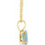 Aquamarine Pendant Necklace (1-1/7 ct.t.w) in 14K Yellow Gold