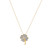 Diamond Accent Four Leaf Clover Pendant in 10K Yellow Gold
