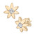 Diamond Flower Stud Earrings (1/10 ct. t.w.) in 14k Gold-Plated Sterling Silver, Created for Macy's