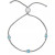 Blue Topaz Popcorn Link Bolo Bracelet (7/8 ct. t.w.) in Sterling Silver or 14K Gold Over Silver (also in Amethyst and Citrine)