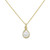 Cultured Freshwater Pearl (7mm) & Diamond (1/10 ct. t.w.) 18" Pendant Necklace in 14k Gold or 14k Rose Gold