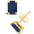 Sapphire (1-3/8 ct. t.w.) Stud Earrings in 14k Yellow Gold