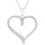 Diamond Heart 18" Pendant Necklace (1/4 ct. t.w.)