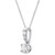 Lab-Created Diamond 18" Pendant Necklace (1/4 ct. t.w.) in Sterling Silver