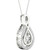 Diamond Teardrop 18" Pendant Necklace (1/3 ct. t.w.) in 10k White Gold