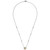 EFFY® Yellow & White Diamond Halo 18" Pendant Necklace (5/8 ct. t.w.) in 18k Gold & 18k White Gold