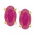 Sapphire Oval-Cut Stud Earrings (3/4 ct. t.w.) in 14k Gold (Also in Emerald, Ruby, & Tanzanite)