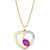 Ruby (1 ct. t.w.) & Diamond Accent Heart 18" Pendant Necklace in 14k Gold