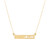Mom Bar 17" Pendant Necklace in 10k Gold